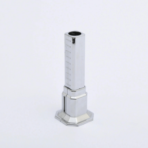 AYARLI PLASTİK TEKLİ KARE BORU GİZLEME KROM 6- 20 CM