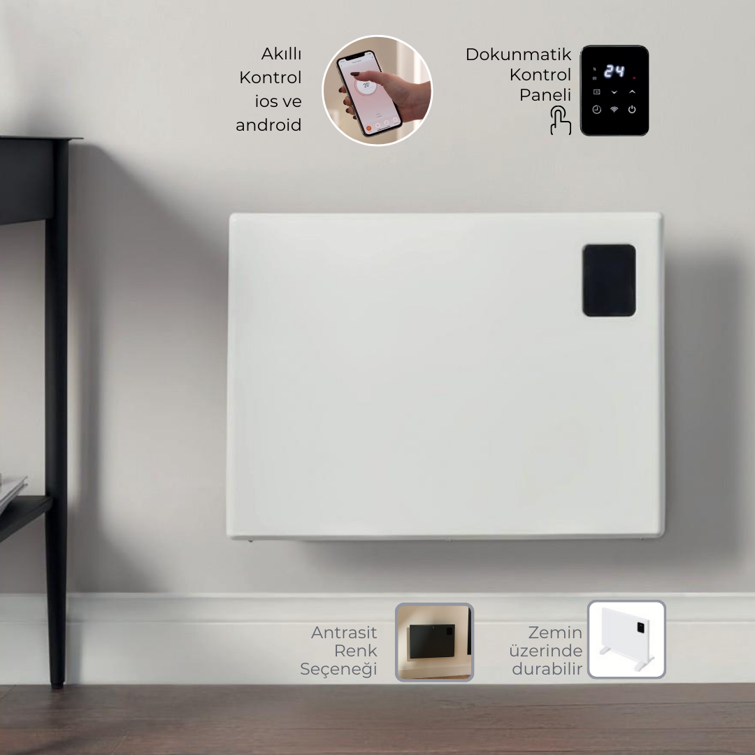 A-LINE Elektrikli Wifi Konvektör Panel Isıtıcı