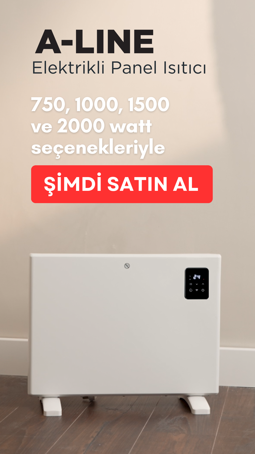 Elektrikli Panel Konveksiyonel Isıtıcı