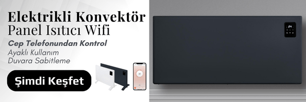 A-Line Elektrikli Wifi Konvektör Panel Isıtıcı