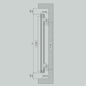 Juno 600 x 1000 (10 Dilim) Beyaz RAL9010 Alüminyum Radyatör