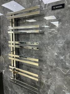 T2 500 x 1000 Parlak Paslanmaz Çelik Havlupan - Sol Köşe
