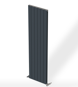 Smyrna Alüminyum Radyatör Antrasit (RAL7016) - 1500 mm - 415 mm (6 Dilim)