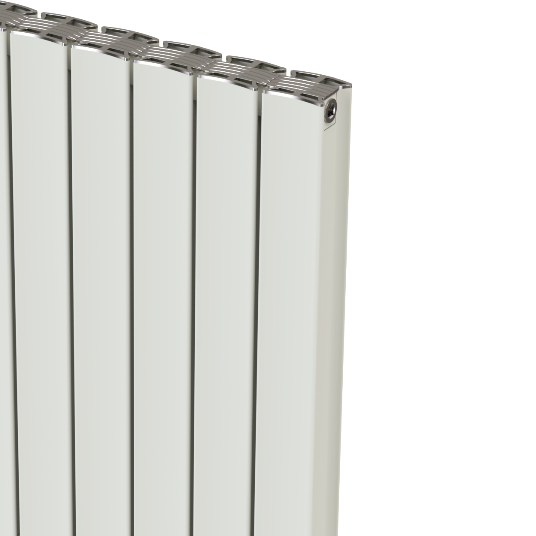 Luvre Alüminyum Radyatör 1250 mm - 555 mm (8 Dilim) - Beyaz (RAL9010)