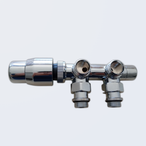 H Ventil Termostatikli Köşe Vana Krom Sol  (Pex 16*2)