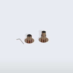 BORU GİZLEME PARÇASI PARLAK BAKIR 4-5CM PEX 16*2