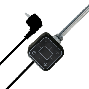 Kare Dijital Siyah Elektrik Element 200w