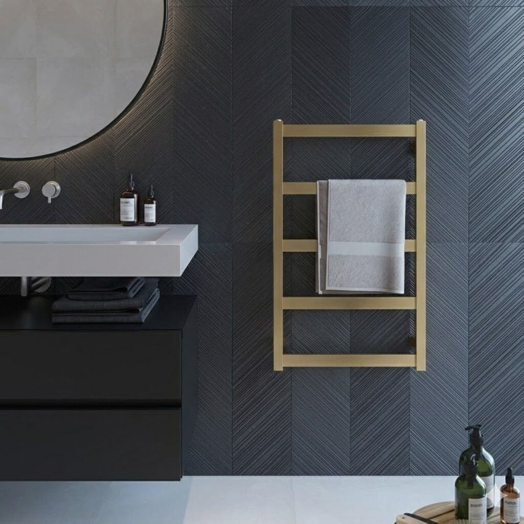 Calder Paslanmaz Dizayn Havlupan Gold - SATİNE - 800 x 500