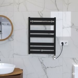 Elektrikli Dekoratif Havlupan Diana Siyah