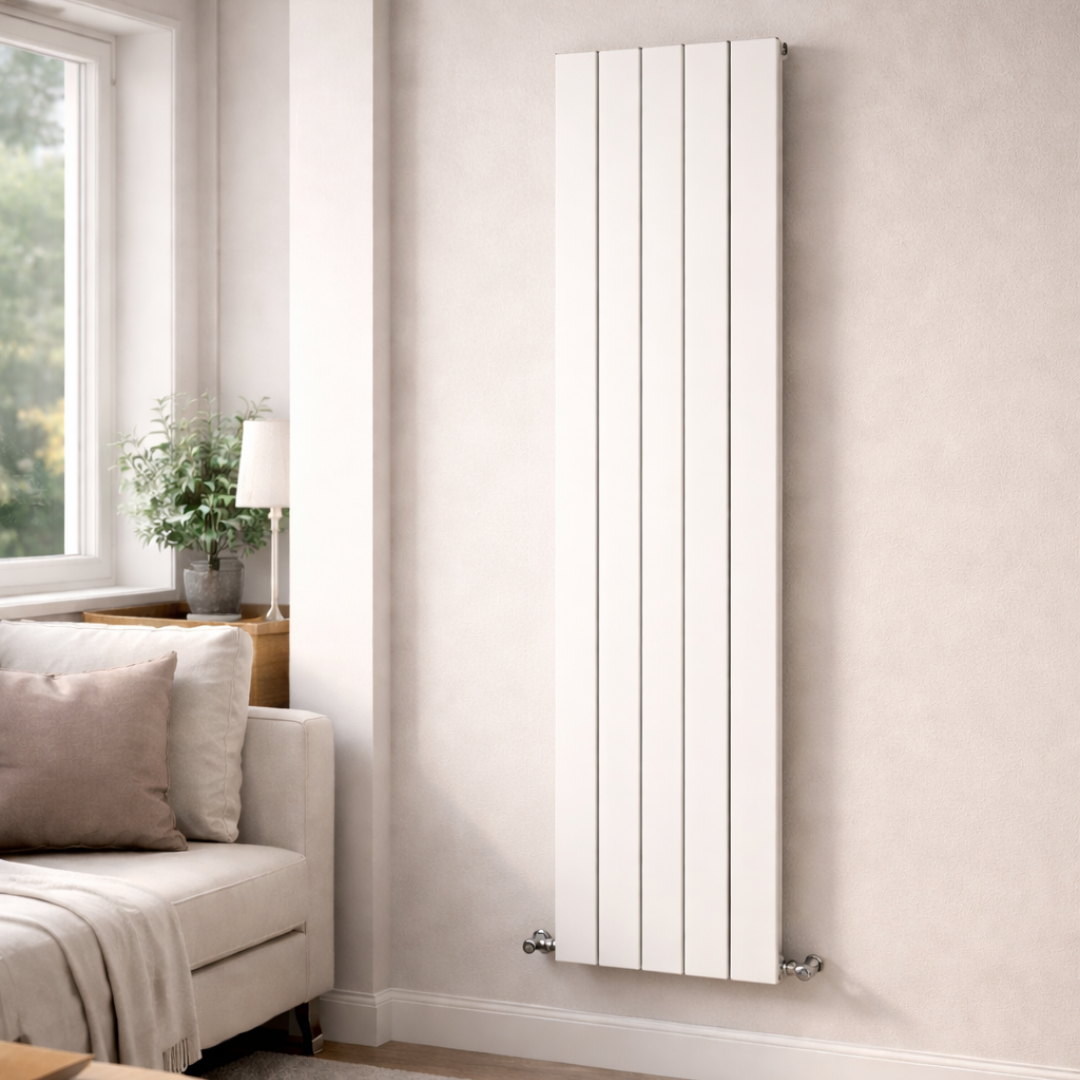 Hestia Alüminyum Radyatör 1750 mm - 445 mm (5 Dilim) - Beyaz (RAL9010)