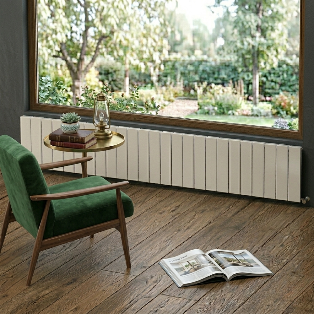 Juno 400 x 2500 (25 Dilim) Beyaz RAL9010 Alüminyum Radyatör