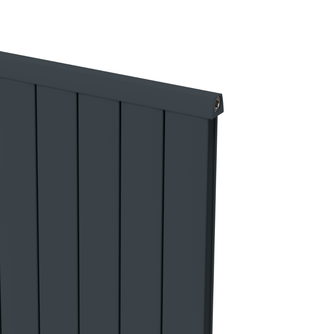 Phoenix Alüminyum Radyatör Antrasit (RAL7016) - 1750 mm - 555 mm (7 Dilim)