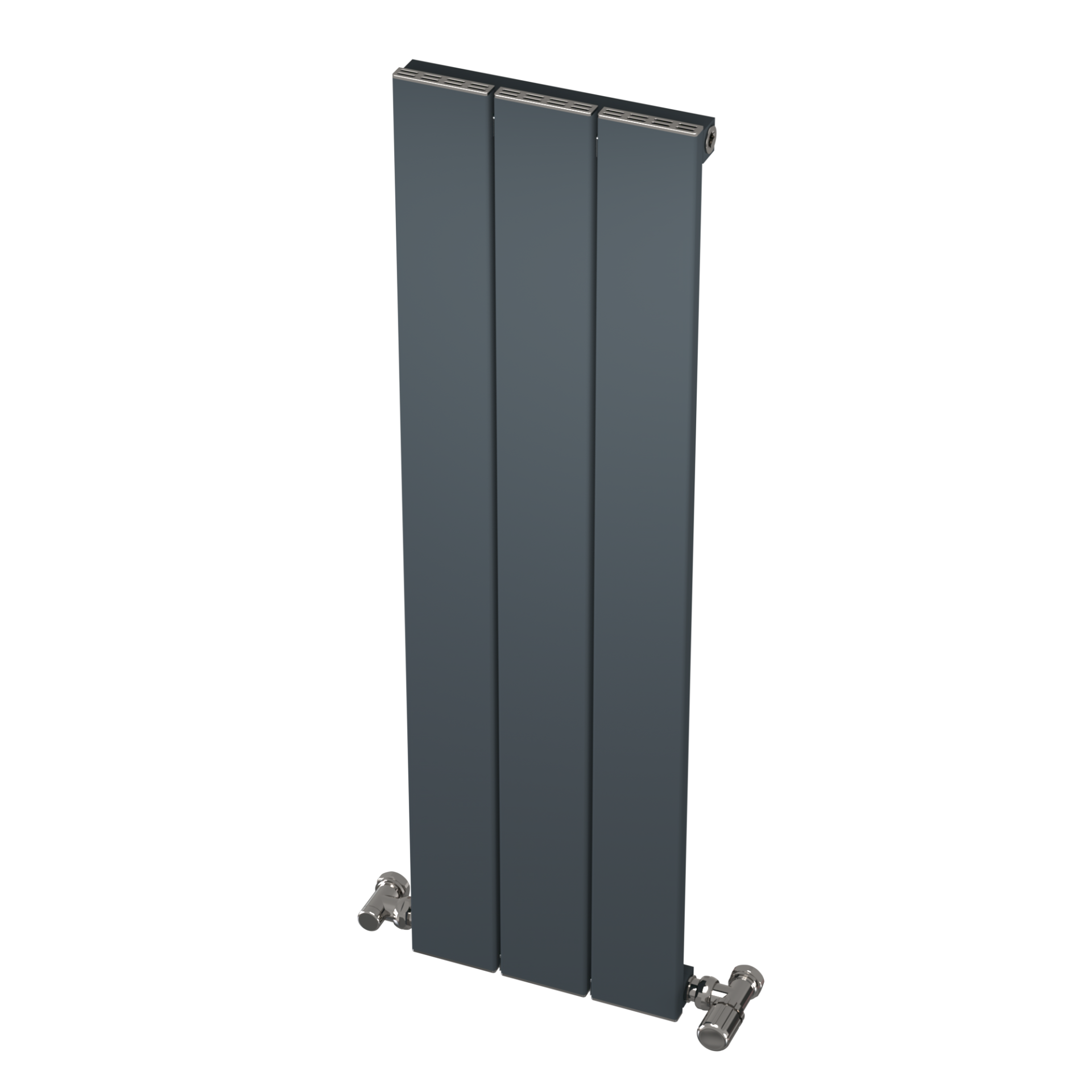 Hestia Alüminyum Radyatör 900 mm - 265 mm (3 Dilim) - Antrasit (RAL7016)
