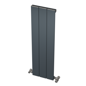 Hestia Alüminyum Radyatör 900 mm - 265 mm (3 Dilim) - Antrasit (RAL7016)