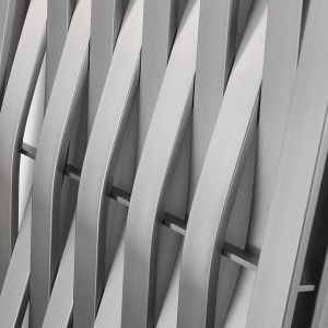 Wave Vertical Paslanmaz Dizayn Radyatör 1070 X 550 - SATİNE