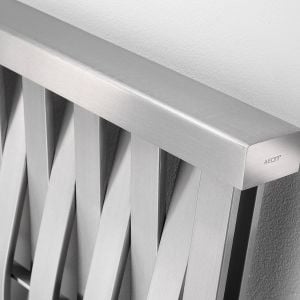 Wave Vertical Paslanmaz Dizayn Radyatör 1570 X 550 - SATİNE