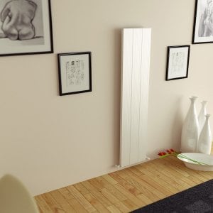 Porte Alüminyum Radyatör 1750 mm - 278 mm (2 Dilim) - Siyah (RAL9005)