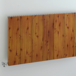 Porte Alüminyum Radyatör 1750 mm - 278 mm (2 Dilim) - Siyah (RAL9005)