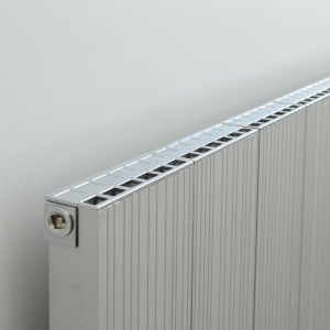 Porte Alüminyum Radyatör 1750 mm - 278 mm (2 Dilim) - Siyah (RAL9005)