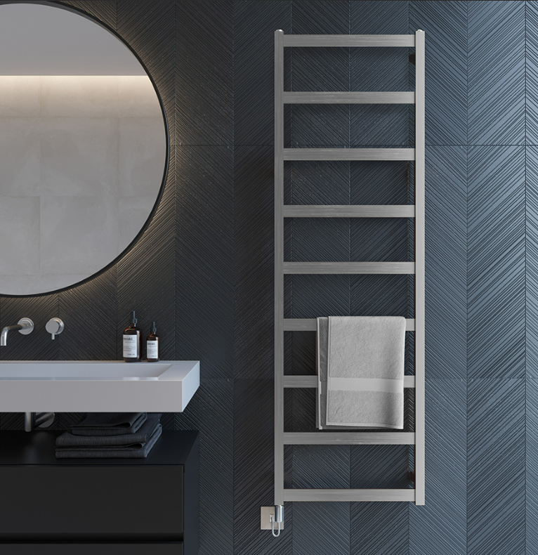 Calder Elektrikli Paslanmaz Dizayn Havlupan 1800 x 500 - PARLAK - ANTİK BRONZ KAPLAMA