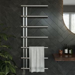 Vera Elektrikli Paslanmaz Dizayn Havlupan 1200 x 500 - SATİNE - Gold Kaplama