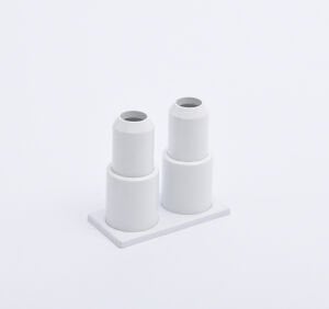 BEYAZ ÇİFTLİ YAYLI 9 CM PLASTİK BORU GİZLEME