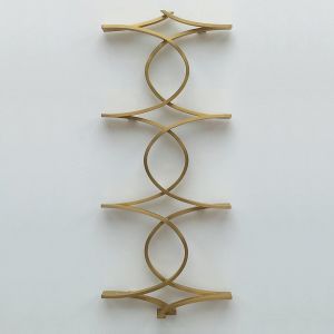 Tirendaz Paslanmaz Dizayn Radyatör 1315 x 570 - SATİNE - Gold Kaplama