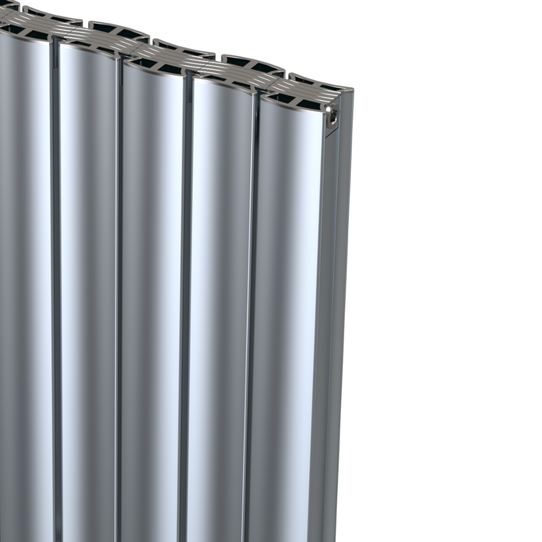 Virtu Alüminyum Radyatör Mat Eloksal (0010) - 1500 mm - 275 mm (4 Dilim)