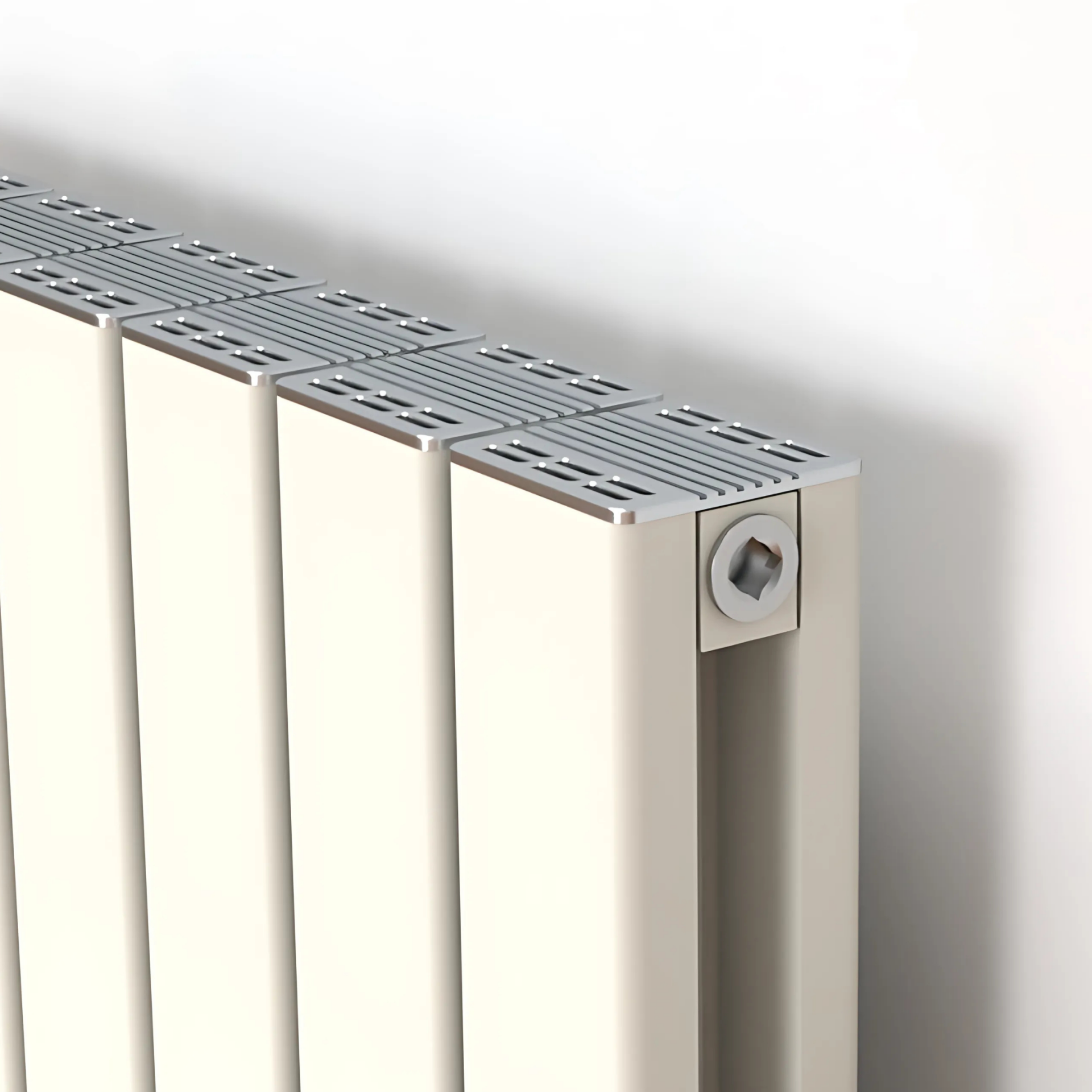 Argus Alüminyum Radyatör 900 mm - 415 mm (6 Dilim) - Beyaz (RAL9010)