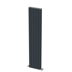 Argus Alüminyum Radyatör 1750 mm - 345 mm (5 Dilim) - Antrasit (RAL7016)