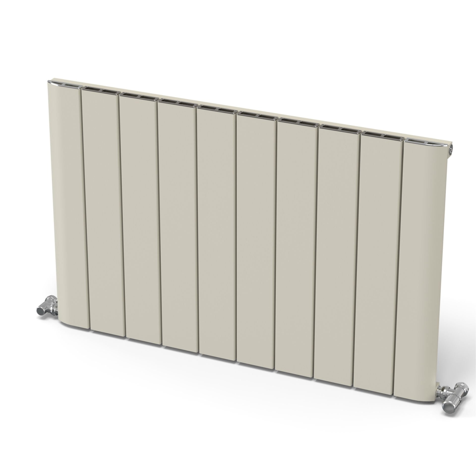 Triton Alüminyum Radyatör 600 mm - 945 mm (10 Dilim) - Beyaz (RAL9010)