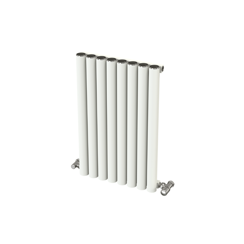 Kural Alüminyum Radyatör 600 mm - 395 mm (8 Dilim) - Beyaz (RAL9010)