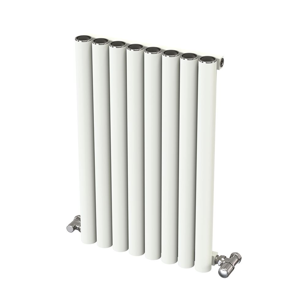 Kural Alüminyum Radyatör 900 mm - 395 mm (8 Dilim) - Beyaz (RAL9010)