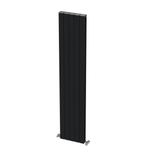 Argus Alüminyum Radyatör 1750 mm - 345 mm (5 Dilim) - Siyah (RAL9005)