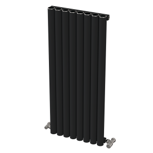 Kural Alüminyum Radyatör Siyah (RAL9005) - 900 mm - 395 mm (8 Dilim)