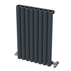 Kural Alüminyum Radyatör Antrasit (RAL7016) - 600 mm - 395 mm (8 Dilim)