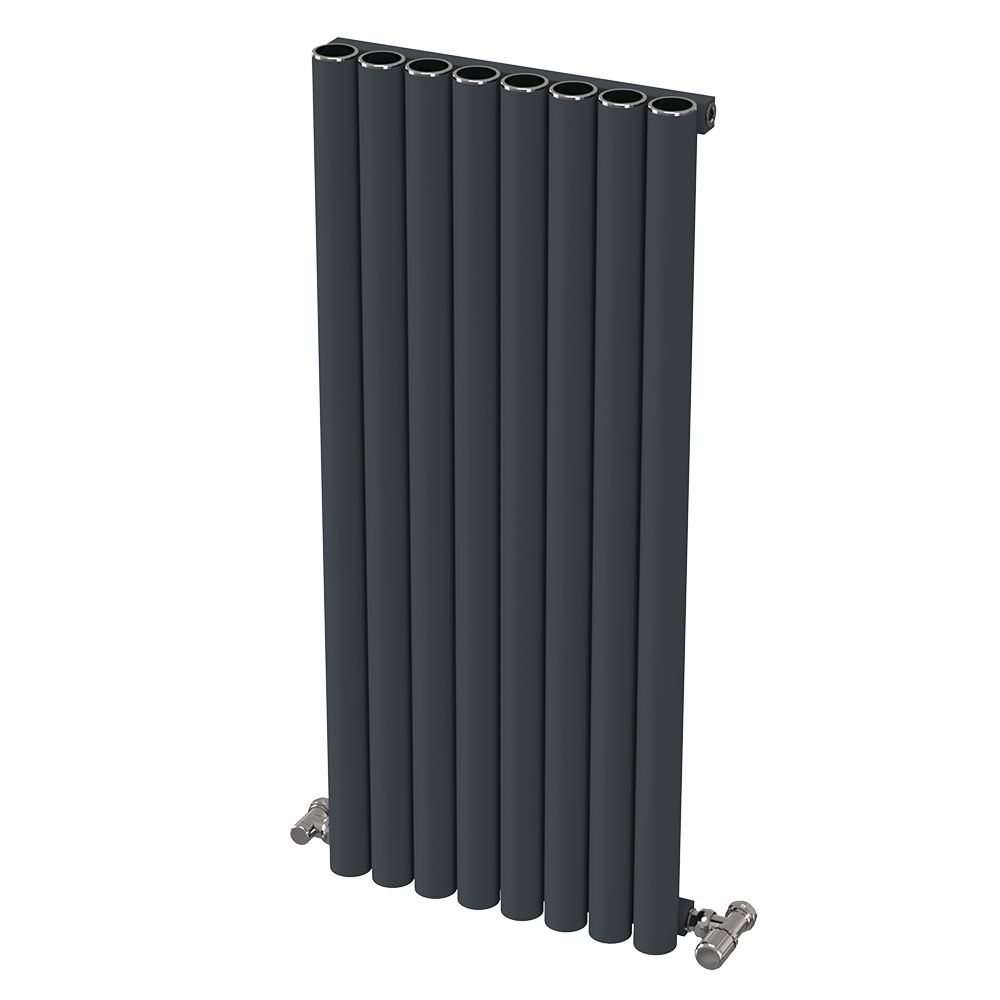 Kural Alüminyum Radyatör Antrasit (RAL7016) - 900 mm - 395 mm (8 Dilim)