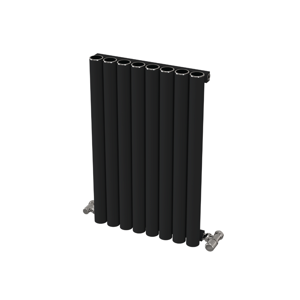 Kural Alüminyum Radyatör Siyah (RAL9005) - 600 mm - 395 mm (8 Dilim)