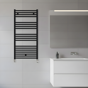 Kupka Alüminyum Havlupan 1010 mm - 425 mm (Aks:400 mm) - Siyah (RAL9005)