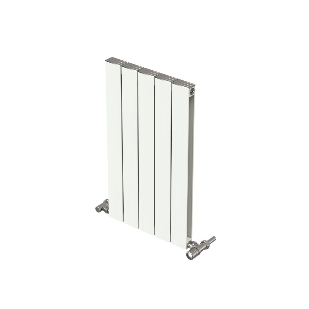 Smyrna Alüminyum Radyatör 600 mm - 345 mm (5 Dilim) - Beyaz (RAL9010)