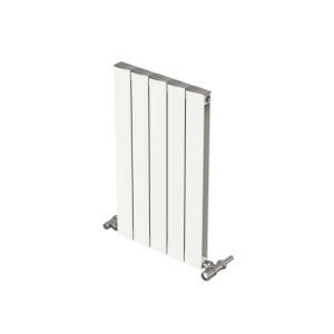 Smyrna Alüminyum Radyatör 600 mm - 345 mm (5 Dilim) - Beyaz (RAL9010)