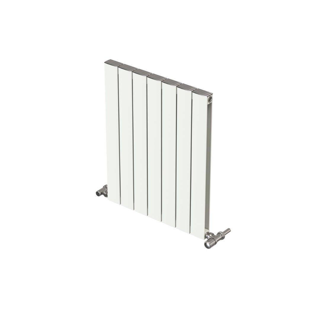 Smyrna Alüminyum Radyatör 600 mm - 485 mm (7 Dilim) - Beyaz (RAL9010)