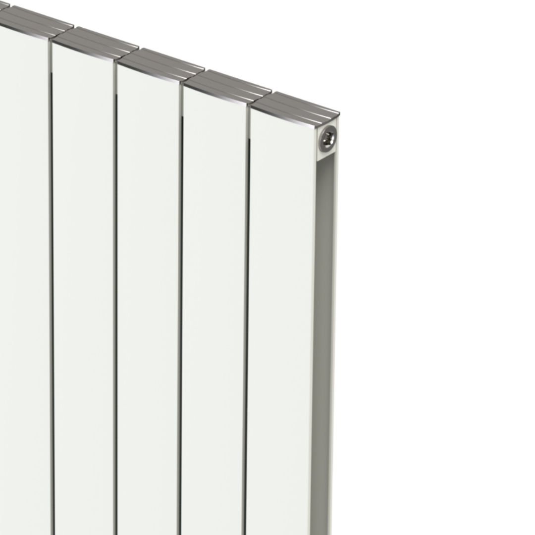 Smyrna Alüminyum Radyatör 1250 mm - 345 mm (5 Dilim) - Beyaz (RAL9010)