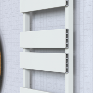 Hestia Bath Alüminyum Havlupan 995 mm - 400 mm (Aks:370 mm) - Beyaz (RAL9010)