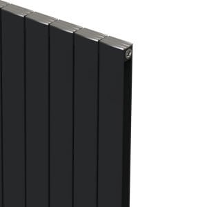 Smyrna Alüminyum Radyatör Siyah (RAL9005) - 2000 mm - 1045 mm (15 Dilim)