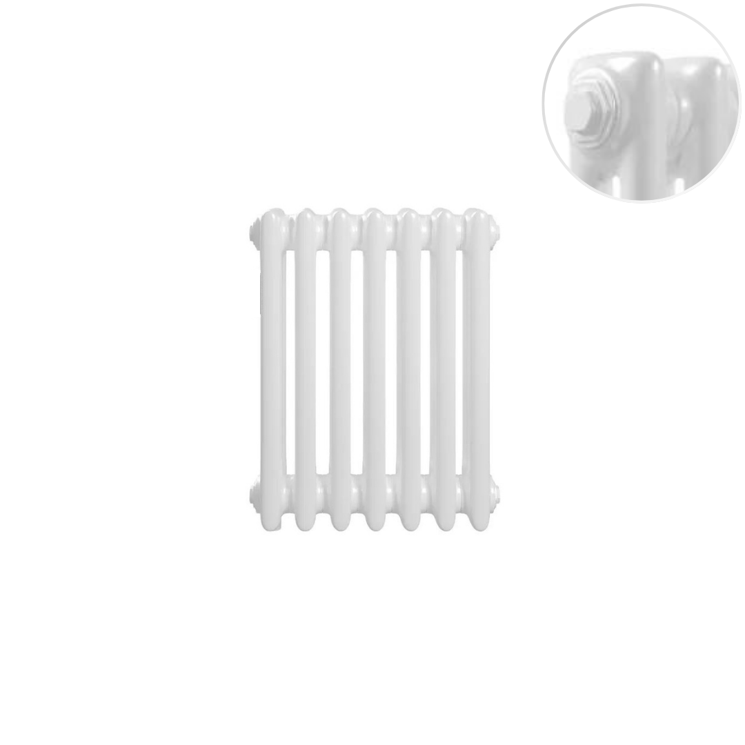 2 Kolon Çelik Radyatör Beyaz (RAL 9016) - 600 x 330 7 Dilim