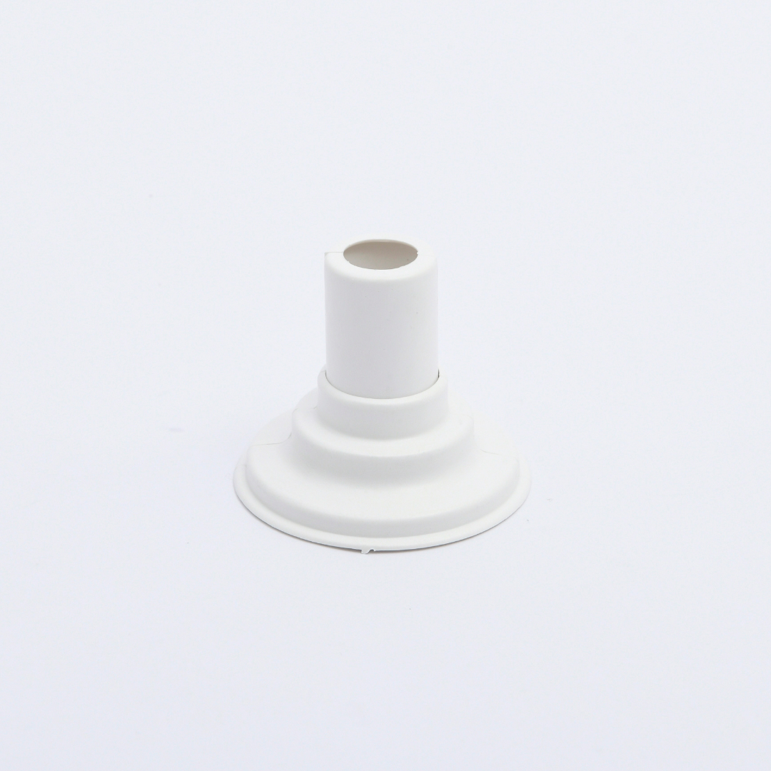 AYARLI HAVLUPAN BORU GİZLEME PLASTİK BEYAZ 4 -7 CM