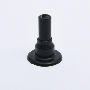 AYARLI HAVLUPAN BORU GİZLEME PLASTİK RAL 9005 SİYAH 4 -9 CM