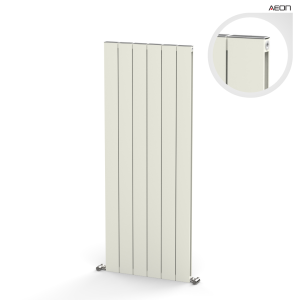 Juno Alüminyum Radyatör 1500 mm - 600 mm (6 Dilim) - Beyaz (RAL9010)