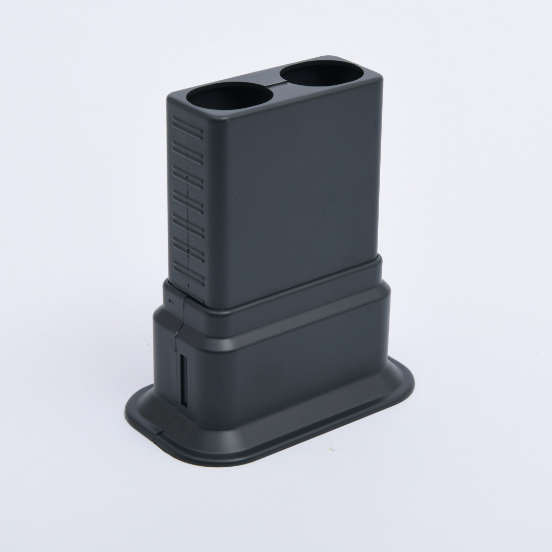 AYARLI ÇİFTLİ PLASTİK 10-15 7016 ANTRASİT MAT KARE BORU GİZLEME